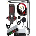 CetKing Central-Gr Pack-2 Stüdyo Kayıt Ekipmanları GLX-700GR Ses Kartı Cxn-30 Stüdyo Mikrofon