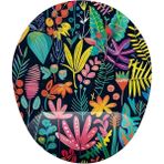 CetKing Çiçek Desenli Bilek Destekli Mouse Pad - Altın