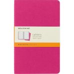 CetKing Çizgili Cahier Not Defteri 3'lü Set L Boy Kinetik Pembe