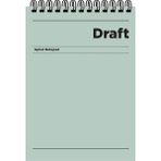 CetKing Color A4 Çizgili Bloknot Draft - Yeşil