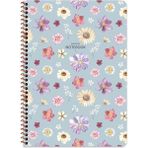 CetKing Color A4 Çizgili Defter Çiçek - Mavi