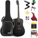 CetKing Dag-1cb Dreadnought Akustik Gitar Seti (Siyah)
