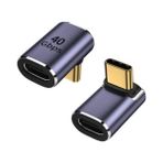 CetKing Derece Type-C Çevirici 40 Gbps 90 Derece Typec Çevirici