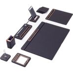 CetKing Deri Sümen Takımı 8 Parça Kapaklı Model