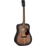 CetKing EARTH60M Optb Akustik Gitar Açık Gözenekli Mat Transparant Siyah(Maun)