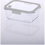 CetKing Fika Glace Vakumlu Cam Saklama Kabı 1900ML Gri
