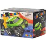CetKing Flextreme Suv Yeşil Ek Araba Flextreme Başlangıç Kiti Için Yarış Pisti, Otomobil Yarış Pisti, 4 Yaş Üstü Çocuklar Için, Döngülü Esnek Pist
