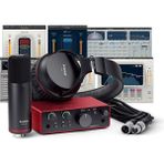 CetKing Focusrite Scarlett Solo Studio (4. Nesil) USB Ses Arabirimi ve Dalgalar Müzisyenleri 2 Paketi