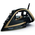 CetKing FV8064 Puregliss Buharlı Ütü 3000 Watt 280 G/dk Buhar Darbe 0 – 50 G/dk Değişken Buhar Dikey Buharlı Durilium Airglide Autoclean Ütü Tabanı Micro-Calc Filtre, Siyah/altın