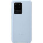 CetKing Galaxy S20 Ultra Deri Cep Telefonu Kılıfı, Mavi