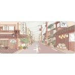 CetKing Gaming Mouse Pad 70X30 Mouse Pad Xl Büyük Oyuncu Mouse Pad Speed Anime Mousepad (Japan Street, 70X30 cm (3mm Kalınlık)) - Altın