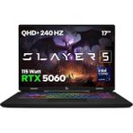 CetKing Garaj Slayer5 7XL-5060 C2 Intel Ultra 7 255HX 32GB Ram 1tb SSD RTX5060 17" 240Hz Qhd+ IPS Freedos Gaming Laptop