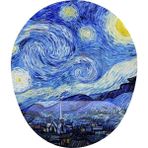 CetKing Gogh Starry Night Bilek Destekli Mouse Pad - Altın