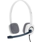 CetKing H150 Kablolu Stereo Kulak Üstü Mikrofonlu Kulaklık, Mikrofon ve Ses Çıkışı Için Ayrı Bağlantı, Kablo Üzeri Kontrol Özelliği, Beyaz