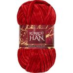 CetKing Han Kadife 100GR 95MT El Örgü Ipi (Ateş Kırmızısı)