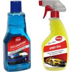 CetKing Hızlı Cila 750 ml + Cilalı Oto Yıkama Şampuan