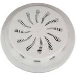 CetKing Home Ayarlı Doğalgaz Cam Menfezi Beyaz Ø18CM - Aç-Kapa Ayarlanabilir Soğuk Hava Engelleyen Cam Menfezi - Şeffaf Panel Hava Kapaklı Havalandırma Menfezi