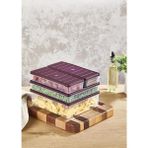 CetKing Home Nora 4'lü 4 Lt.+ 2,5 Lt.+ 1,2 Lt+1,2 Lt Saklama Kabı Ekru