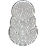 CetKing Home Paslanmaz Çelik Pizza Tepsisi,delikli Lahmacun ve Pizza Tavası,fırın Tepisisi (36 Cm)
