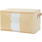 CetKing Home Textile Mega Boy Pvc Pencereli Bej Balıksırtı Hurç 75 x 40 x 40 cm