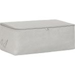 CetKing Home Textile Orta Boy Gri Balıksırtı Hurç 52 x 28 x 21 cm