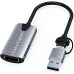 CetKing HU04A Type-C/usb A To 4K 60Hz 1080P HDMI Video Capture Yakalama Hub Adaptör