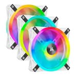 CetKing Icue QL120 Rgb CO-9050104-WW 120MM Pwm Beyaz 3'lü Kasa Fanı