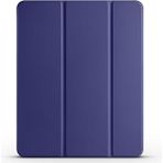 CetKing iPad Air 13 2025 M3 Kılıf Kalem Bölmeli Smart Cover Standlı Tablet Kılıf Lacivert