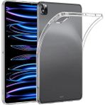CetKing iPad Pro 11 M2 4. Nesil 2022 Uyumlu Şeffaf Silikon Tablet Kılıfı Kapak Renksiz 11 Inç