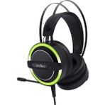 CetKing James Donkey 711 Siyah 7.1 Surround Gaming Kulaklık Neodimyum 50MM Sürücüler 112DB Hassas Mikrofon -43DB Yeşil LED Aydınlatmalı Manuel + Yazılımla Ses Kontrol USB Bağlantı
