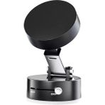 CetKing JS02 Asla Bırakmayan Kilit Vakum Ile Tutucunun Düşmesine Son !!!! Süper Mıknatıslar Ile Harika Tutuş Bütün Cep Telefonları Navigasyonlar ve Tabletler Için Araç Tutucu Masaüstü Stand (Siyah)