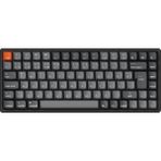 CetKing K2 Max%75 Rgb Türkçe Red Switch Kablosuz Alüminyum Çerçeve Karbon Siyah Mekanik Klavye