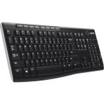 CetKing K270 Kablosuz Klavye, Tuş Takımı, Sıvı Dökülmesine Dayanıklı, 10 M Kullanım Mesafesi, Türkçe Q Klavye, Siyah