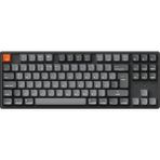 CetKing K8 Max%80 Tkl Rgb Türkçe Red Switch Kablosuz Alüminyum Çerçeve Karbon Siyah Mekanik Klavye