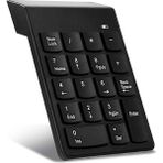CetKing Kablosuz 18 Tuşlu Mini Numerik Klavye - Siyah AL2698