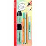 CetKing - Kalem Seti - Tek Pastel Renk - 6'lı Set - Yeşil