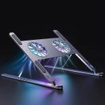 CetKing Katlanabilir Alüminyum Turbo Fanlı Macbook Laptop Soğutucu Stand 10-17 Inç