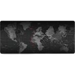 CetKing Kaymaz Taban Dünya Desenli 70X30 Xxl Mouse Pad SR679D - Altın
