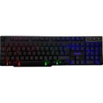 CetKing KB-188 Borealis Siyah USB Gökkuşağı Aydınlatmalı Q Gaming Oyuncu Klavyesi