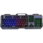 CetKing KB-197 Tıtanıo USB Aydınlatmalı Q Metal Yüzey Gaming Oyuncu Klavyesi