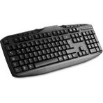CetKing KB-250U, Multimedia Q Klavye, Türkçe, Siyah