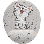 CetKing Kedi Bilek Destekli Mouse Pad - Altın