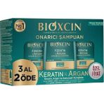 CetKing Keratin & Argan Onarıcı Bakım Şampuan 300 ml 3 Al 2 Öde - Yıpranmış ve Hassas Saçlar