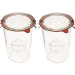 CetKing Klasik Konserve Kavanozları, 750ML, 2'li Paket