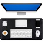 CetKing L Deri Mouse Pad,ofis Mouse Pad,masa Matı Sümen,konforlu Mouse Pad,çift Yönlü Mouse Pad (Siyah) - Altın