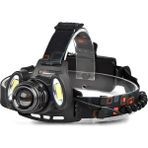 CetKing Lambası 6000 Lümen Şarjlı 3 Başlıklı Cree T6 LED Kafa Feneri Zoom Sellektör HT-630