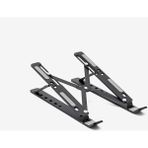 CetKing Laptop Standı Katlanabilir Çok Fonksiyonlu Metal Black