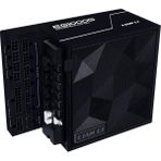 CetKing Li Edge SERISI-1000W Tam Modüler Güç Kaynağı (Fan Hub Dahil) - Gold-Atx 3.0, 3.1-Pcıe 5.1-L-Şekilli Çift Bölmeli Kasa Için TASARIM-120MM Fdb Fan-4 USB Aygıtına Kadar Destekler - Siyah
