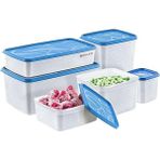 CetKing Life Alaska Derin Dondurucu Saklama Kabı 6'lı Set 9.5 Litre - Bpa (Mavi)