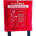 CetKing LR-FB1518C Çantalı Yangın Battaniyesi, 150CM x 180CM (1)